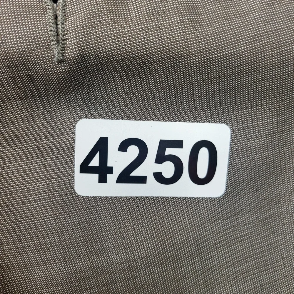 Zanella Devon Dress Pants Mens 38x30 Gray Wool Flat‎ Front Made In Italy
